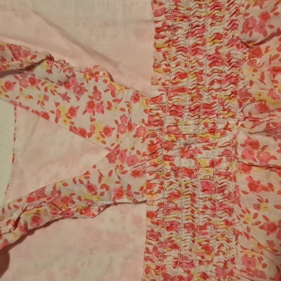 Mini Boden girls size 3-4 years, Floral print adjustable strap, lined, EUC - Picture 9 of 10